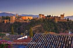 The Alhambra Mirador de San Nicolas Albayzin district City of Granada Province of Granada Andalusia