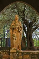 Alphonse X monument gardens of the Alcazar de los Reyes Cristianos City of Cordoba Andalusia