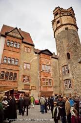 Medieval christmas market Castle Ronneburg Germany
