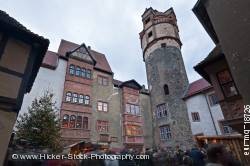 Tower facades buildings castle Burg Ronneburg Germany