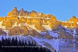 Dolomite Peak Sunset Banff National Park Alberta Canada