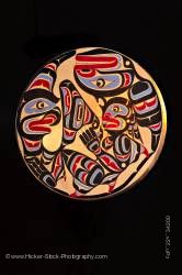 Native Art Wooden Drum First Nations Native Art  Northern Vancouver Island British Columbia