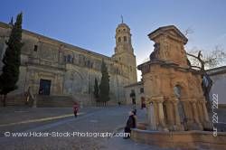 Fuente de Santa Maria Cathedral of Baeza Town of Baeza Province of Jaen Andalusia Spain Europe