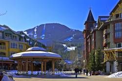 Gazebo Town Plaza Village Stroll Whistler Mountain Whistler Village British Columbia Canada