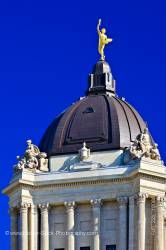 Golden Boy Manitoba Legislative Building Dome City of Winnipeg Manitoba Canada
