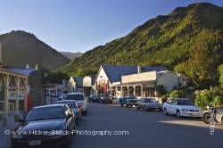 Streets in historical Arrowtown Central Otago South Island New Zealand