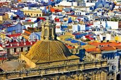 Dome Iglesia del Sagrario the Seville Cathedral city of Sevilla Province of Sevilla Andalusia Spain