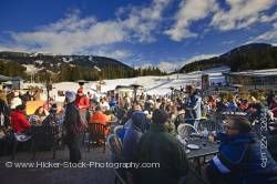 Patrons At Longhorn Saloon And Grill Apres Ski Bar Whistler Mountain British Columbia Canada 