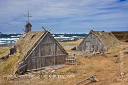 Huts Norstead Viking Site Great Northern Peninsula Newfoundland Canada