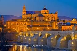 Puente Romano Bridge City of Cordoba UNESCO World Heritage Site Province of Cordoba Andalusia
