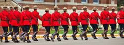 Panoramic Sargeant Major's Parade and Graduation ceremony RCMP Academy Regina Saskatchewan