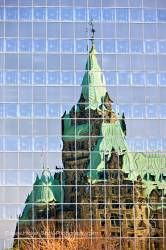 Reflections Confederation Building Ottawa