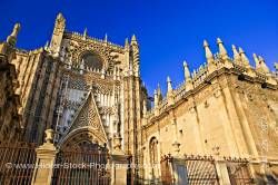 Door San Cristobal Seville Cathedral Santa Cruz District Sevilla Spain