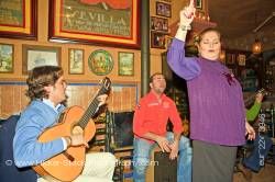 Singers Flamenco Restaurant Triana District City of Sevilla Andalusia Spain