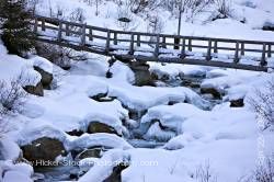 Snow and Ice Formations Fitzsimmons Creek Whistler Blackcomb Mountains Whistler British Columbia 