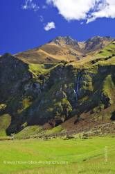 Waterfall Treble Cone Central Otago South Island New Zealand