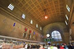 Architecture Ticket Lobby Great Hall Crowd Union Station Downtown Toronto Ontario Canada