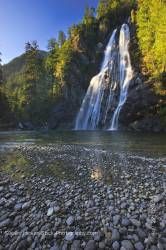 Virgin Falls Tofino Creek Clayoquot Sound UNESCO Biosphere Reserve British Columbia Canada