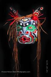 Yagis Mask by Willy Halkins First Nations Artist Northern Vancouver Island British Columbia Canada