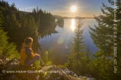 Nature tourist Tofino Inlet Vancouver Island