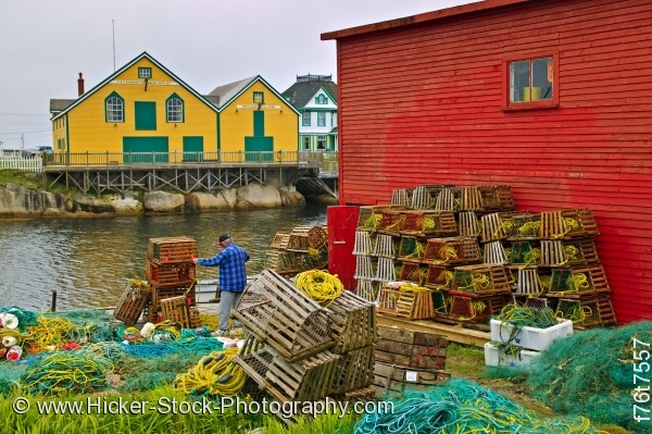 Stock photo of Barbour Living Heritage Village Newfoundland Canada