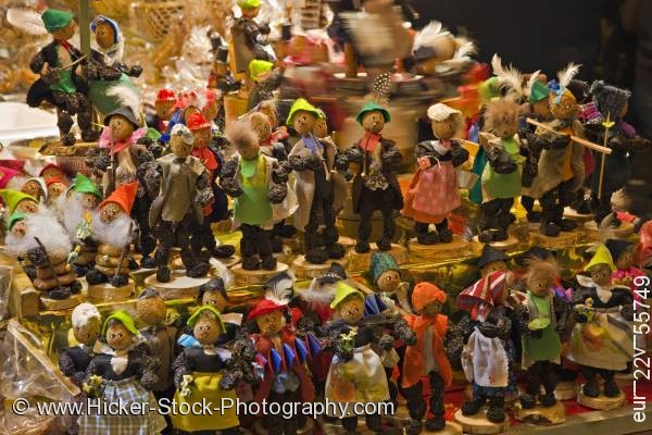 Stock photo of Display figures fruit and nuts Christkindlmarkt Christmas Market