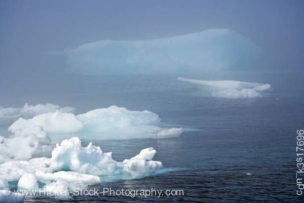 Stock photo of Iceberg Strait of Belle Isle Viking Trail Northern Peninsula Newfoundland Canada