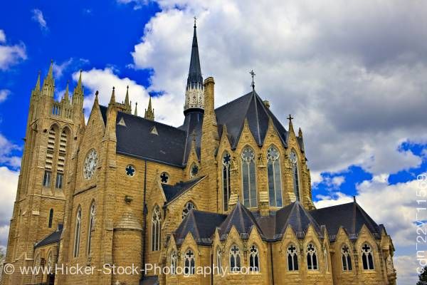 Stock photo of Architecture Our Lady of the Immaculate Church in the town of Guelph Ontario Canada