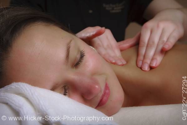 Stock photo of Relaxing massage Black Bear Resort & Spa Port McNeill Northern Vancouver Island Vancouver Island